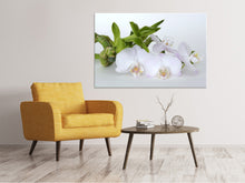 Load image into Gallery viewer, Canvas print Orchid and bamboo
