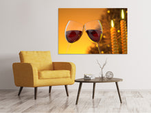 Load image into Gallery viewer, Canvas print We love red wine!
