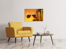 Load image into Gallery viewer, Canvas print We love red wine!
