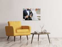 Load image into Gallery viewer, Canvas print Champagne for the wedding
