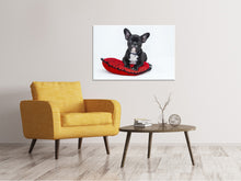 Load image into Gallery viewer, Canvas print Bulldog to fall in love

