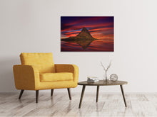 Load image into Gallery viewer, Canvas print Kirkjufell at sunset
