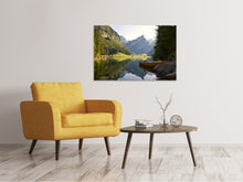Load image into Gallery viewer, Canvas print Still waters in the mountains

