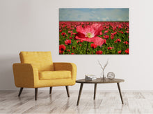 Load image into Gallery viewer, Canvas print The lush poppy field
