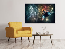 Load image into Gallery viewer, Canvas print On the way with the spaceship
