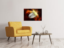 Load image into Gallery viewer, Canvas print UFO in space
