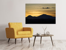 Load image into Gallery viewer, Canvas print The sunrise in the mountains
