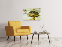 Load image into Gallery viewer, Canvas print Golden compass
