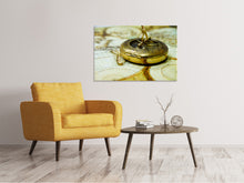 Load image into Gallery viewer, Canvas print Golden compass
