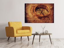 Load image into Gallery viewer, Canvas print Antique compass XL
