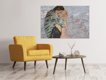 Load image into Gallery viewer, Canvas print The girl on the wall
