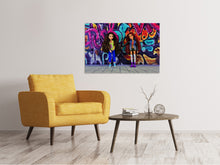 Load image into Gallery viewer, Canvas print Graffiti dolls
