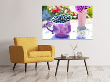 Load image into Gallery viewer, Canvas print Sweet blueberries
