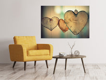 Load image into Gallery viewer, Canvas print Beautiful hearts
