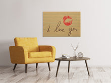 Load image into Gallery viewer, Canvas print The kiss mouth
