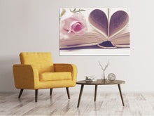 Load image into Gallery viewer, Canvas print The book of love
