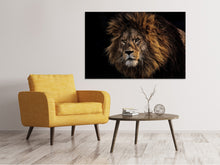 Load image into Gallery viewer, Canvas print Portrait of a lion
