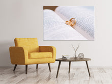 Load image into Gallery viewer, Canvas print The wedding rings
