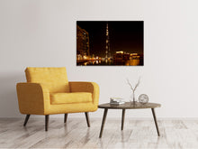 Load image into Gallery viewer, Canvas print At night in Dubai
