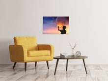 Load image into Gallery viewer, Canvas print light lanterns
