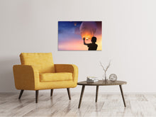 Load image into Gallery viewer, Canvas print light lanterns
