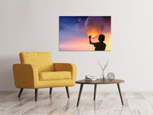 Load image into Gallery viewer, Canvas print light lanterns
