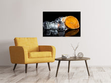 Load image into Gallery viewer, Canvas print Ice cubes with vitamin C
