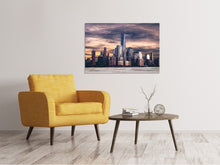 Load image into Gallery viewer, Canvas print Seattle at sunset
