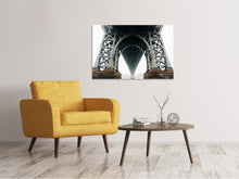 Load image into Gallery viewer, Canvas print Bridge in the fog
