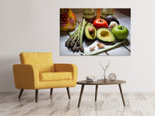 Load image into Gallery viewer, Canvas print Fresh vegetables XL
