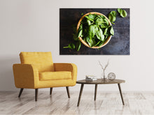 Load image into Gallery viewer, Canvas print Leaves of basil
