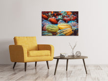 Load image into Gallery viewer, Canvas print Pumpkin types

