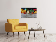 Load image into Gallery viewer, Canvas print fruit and vegetables
