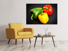 Load image into Gallery viewer, Canvas print Colorful peppers

