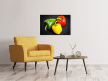 Load image into Gallery viewer, Canvas print Colorful peppers
