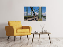 Load image into Gallery viewer, Canvas print Bridge in steel construction
