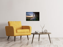 Load image into Gallery viewer, Canvas print Evening mood at the waterfall
