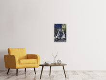 Load image into Gallery viewer, Canvas print Full moon at the waterfall
