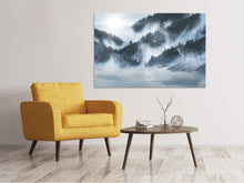 Load image into Gallery viewer, Canvas print The wolf in the woods
