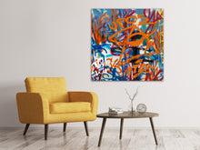 Load image into Gallery viewer, Canvas print Graffiti Ufos
