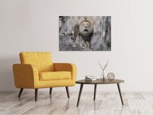 Load image into Gallery viewer, Canvas print The lion and his kingdom
