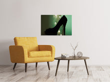 Load image into Gallery viewer, Canvas print Black high heel
