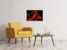 Load image into Gallery viewer, Canvas print Red high heels
