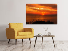 Load image into Gallery viewer, Canvas print Peaceful evening mood by the sea
