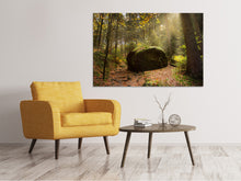 Load image into Gallery viewer, Canvas print The rock in the forest
