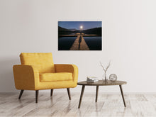 Load image into Gallery viewer, Canvas print Alone at full moon
