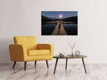 Load image into Gallery viewer, Canvas print Alone at full moon
