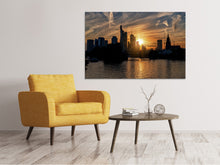 Load image into Gallery viewer, Canvas print Sunset on the skyline
