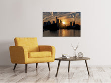 Load image into Gallery viewer, Canvas print Sunset on the skyline
