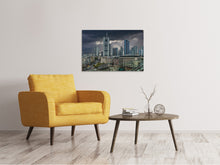 Load image into Gallery viewer, Canvas print Frankfurt in the evening dusk
